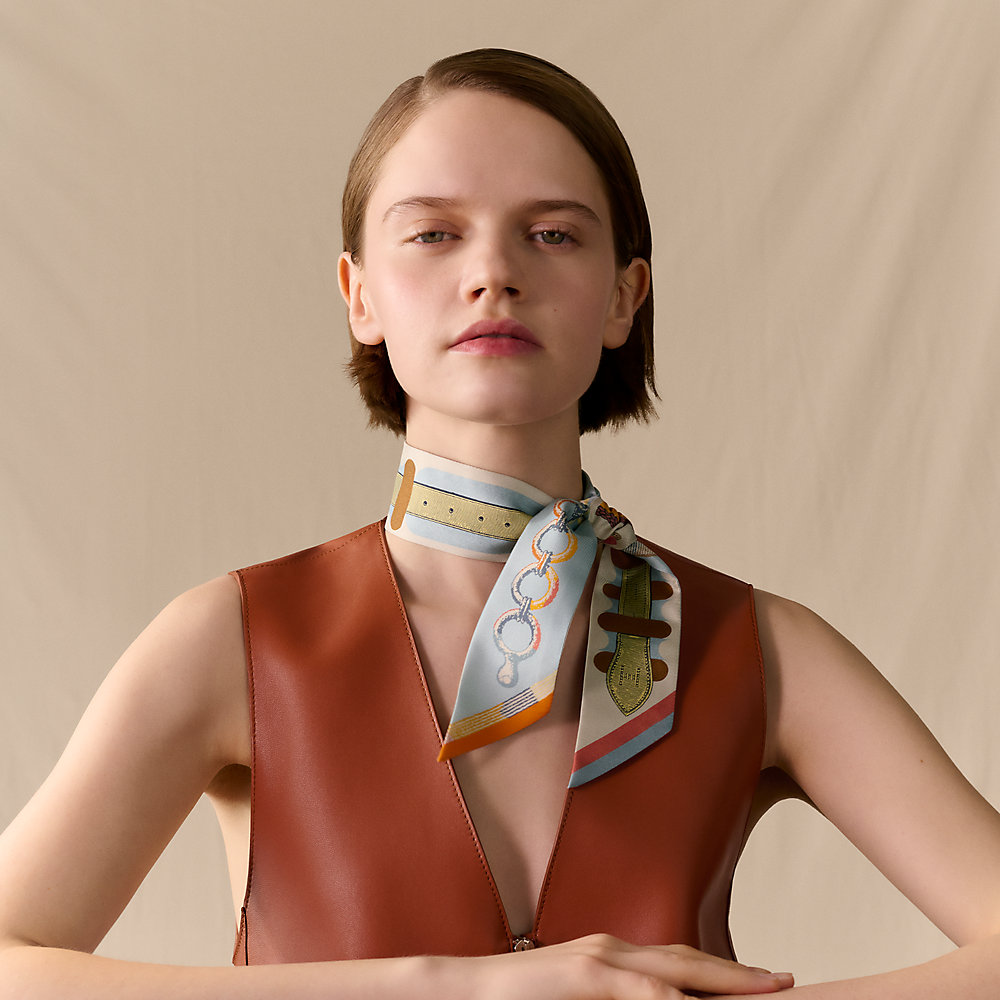 Twilly Inventaire Poétique de Brides à Bloc - Blanco | Hermès España